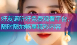 好友请听好免费观看平台,随时随地畅享精彩内容
