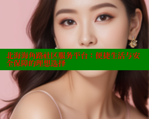 北海海角路社区服务平台:便捷生活与安全保障的理想选择