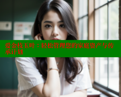 爱金枝玉叶:轻松管理您的家庭资产与传承计划 爱金枝玉叶:轻松管理您的家庭资产与传承计划
