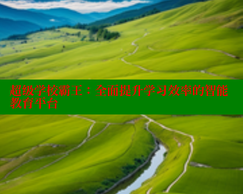 超级学校霸王:全面提升学习效率的智能教育平台 超级学校霸王:全面提升学习效率的智能教育平台