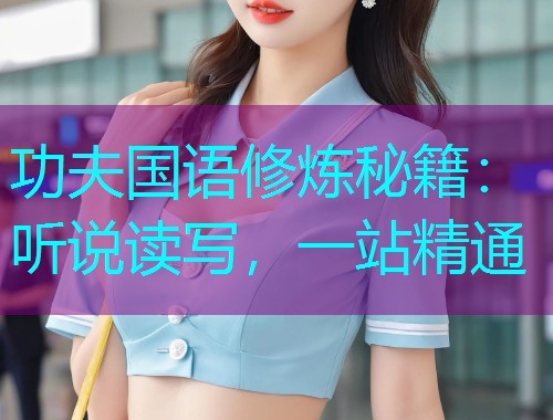 功夫国语修炼秘籍:听说读写,一站精通 功夫国语修炼秘籍:听说读写,一站精通